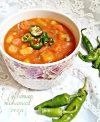 خوراک فلفل سبز