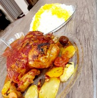 بازم خوشمزه جانم مرغ شکم پر