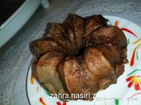 پخت کیک در هواپز برقی (کیک پوست پرتقال وکشمش)
