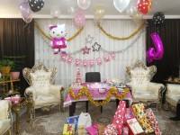 نمای کلی تزئین تولد