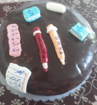 کیک جشن بازنشستگی