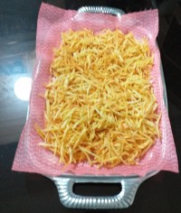 کرانچی سیب زمینی بدون روغن