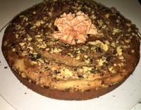 کیک موز و فیلینگ پنیرى