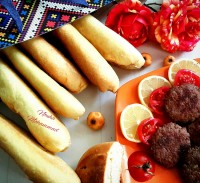 نان باگت خانگی
