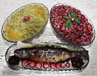 ماهی قزل آلای شکم پر