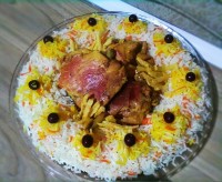 هویـج پلـوبامـرغ زعفـرانـی...