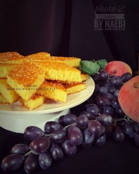 کیک هل و زعفران
