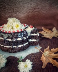 کیک عریان شکلاتی