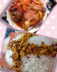 زرشک پلو و مرغ