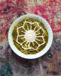 آش رشته و حلوا