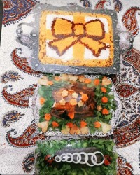 تزیین غذای عروس