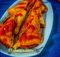 اسنک مرغ و قارچ