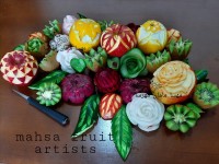 نتیجه کلاس میوه آرایی در ایذه