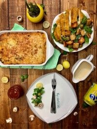 گراتن سیب زمینی با گوشت