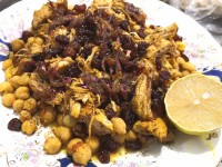 خوراک نخود ادویه دار