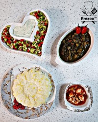 پلو و خورش کرفس