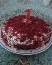 کیک رد ولوت