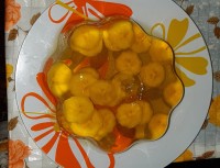 ژله موز آلوئه ورا+انگور