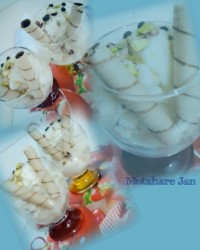 بستنی سنتی وانیلی