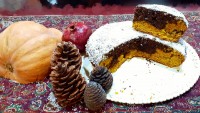 کیک کدو حلوایی بدون فر و همزن