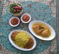 باقالی پلوبامرغ