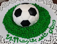 کیک توپ فوتبال