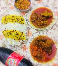 چلو گوشت معرکه مامان پز