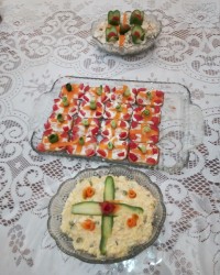 سالاد ماکارونی ،سالاد الویه، اردور پنیر