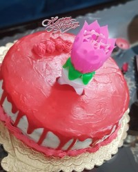 نکات خامه فرم گرفته (کیک تولد دخترم)