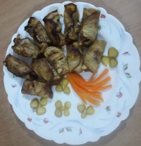 رول بادمجان گیاهی