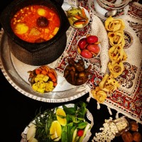 آبگوشت لوبیا سفید....