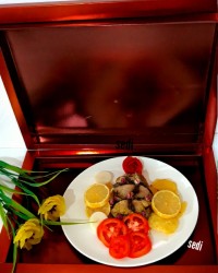 خوراک ماهی در فر