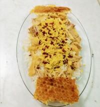 چلو مرغ خوشمزه