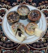 کاپ کیک های خوشمزه من :)