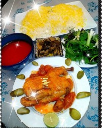 خورشت مرغ و آلو