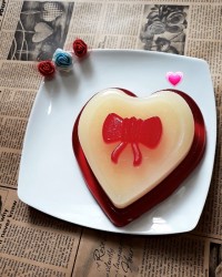 ژله قلبی ♡