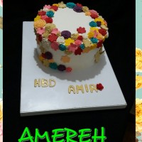 کیک گل گلی خوشکلم