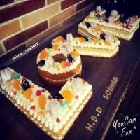 کیک حروف،کیک love