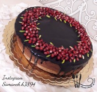کیک شیر شکلاتی