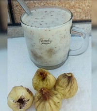 نوشیدنی شیر وانجیر خشک