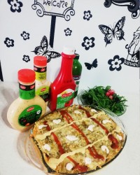 لازانیا با ماکارونی پروانه ای