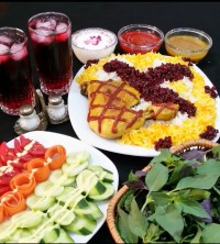 زرشک پلو مرغ