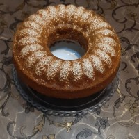 کیک وانیلی کنجدی