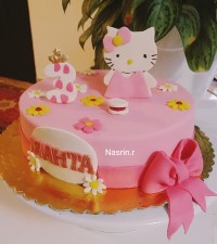 کیک فوندانت تم کیتی