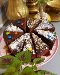 کیک خیس شکلاتی❤