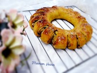 رول دارچین وگردو با خمیر همه کاره ..ممنونم بانو متین⚘⚘