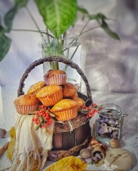 کاپ کیک هویج وگردو