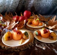 کرم چیز خرمالو