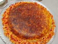 ته دیگ سیب زمینی رنده شده