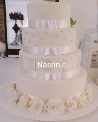 کیک فوندانت عروسی